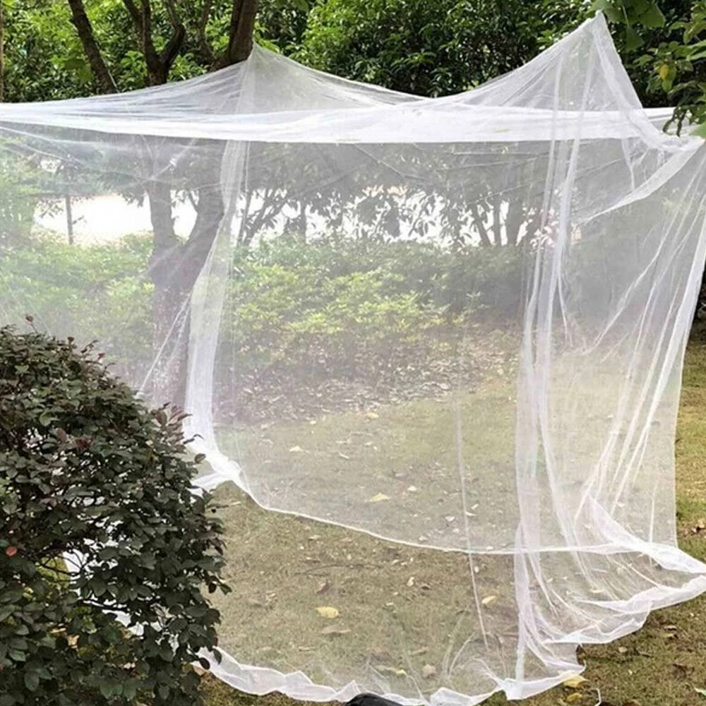 白い四角いポータブルキャンプネット 折りたたみ式蚊帳 軽量の屋外キャンプテント 夏のスリーピングテント 蚊帳 Aliexpress