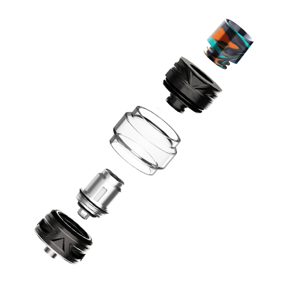  VOOPOO Uforce T2 Tank 5ml Glass Tube Uforce Vape Tank w/ U2 N3 Coils Core Kit E Cigarette 510 Threa
