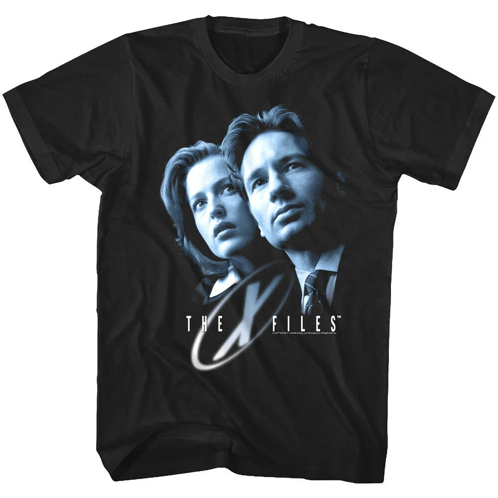 The X Files Tv Logo Fox Mulder Dana Scully Men'S T Shirt Fbi Special Agents Top Gyms Fitness Tee | Мужская одежда