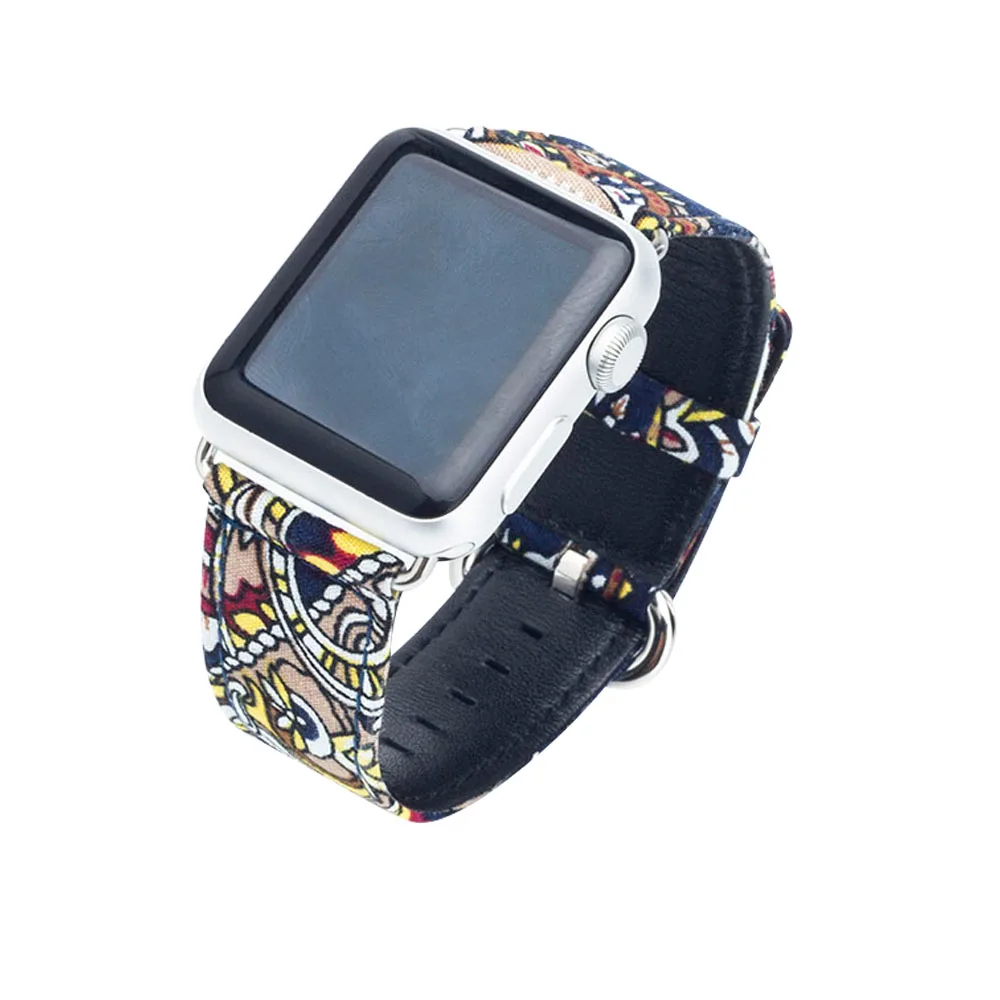 

Canvas strap for Apple Watch Band 42mm 38mm apple watch 4 3 iwatch band 44mm 40mm bracelet watch Correa strap accessories