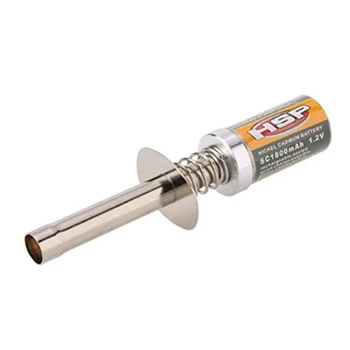 

HSP 80101 1800MAh 1.2V Glow Plug Igniter Suitable for RC Car 1/8 1/10 HSP 80101 Rechargeable Glow Igniter-Not Charger