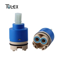 TULEX 40 мм Керамический дисковый кран картридж с дистрибьютором с фильтром кран клапан ядро Замена части Аксессуары для ванной комнаты