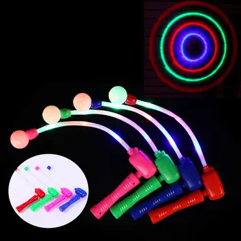 

1 Pcs Light up Wand LED Glowing Flash Music Throwing Stick Flicker Wand For Party Supplies Kids Toy