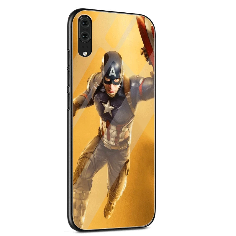 Стеклянный чехол для huawei P30 P20 P10 Y9 Y6 mate 20 Pro Lite P Smart Honor 7A 8X9 10 чехол Marvel Avengers - Цвет: G6