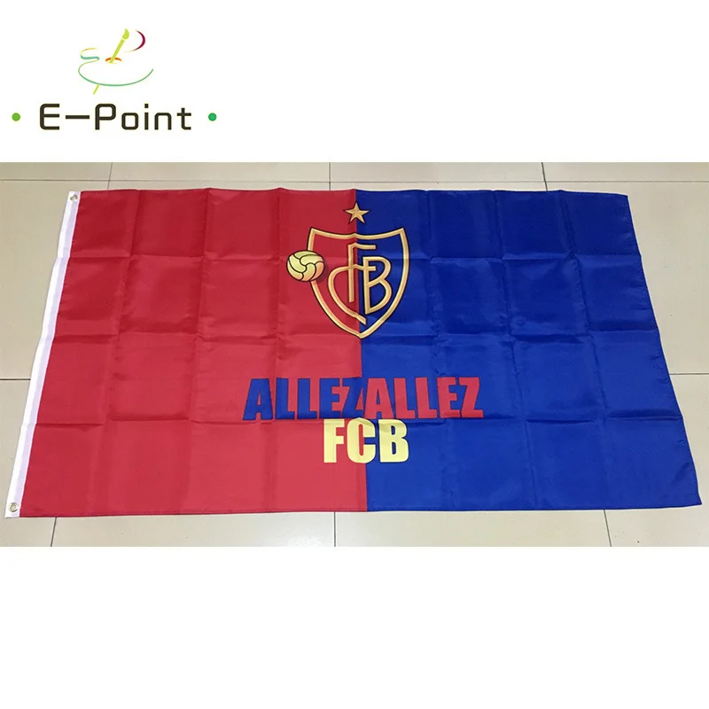 Switzerland FC Basel 3 фута* 5 футов(90*150 см) размер рождественские украшения для домашнего флага баннер подарки