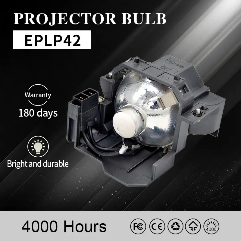 Бесплатная доставка Высокое качество ELPLP42 / V13H010L42 проектор лампы Buld для EMP-83 EMP-280 |