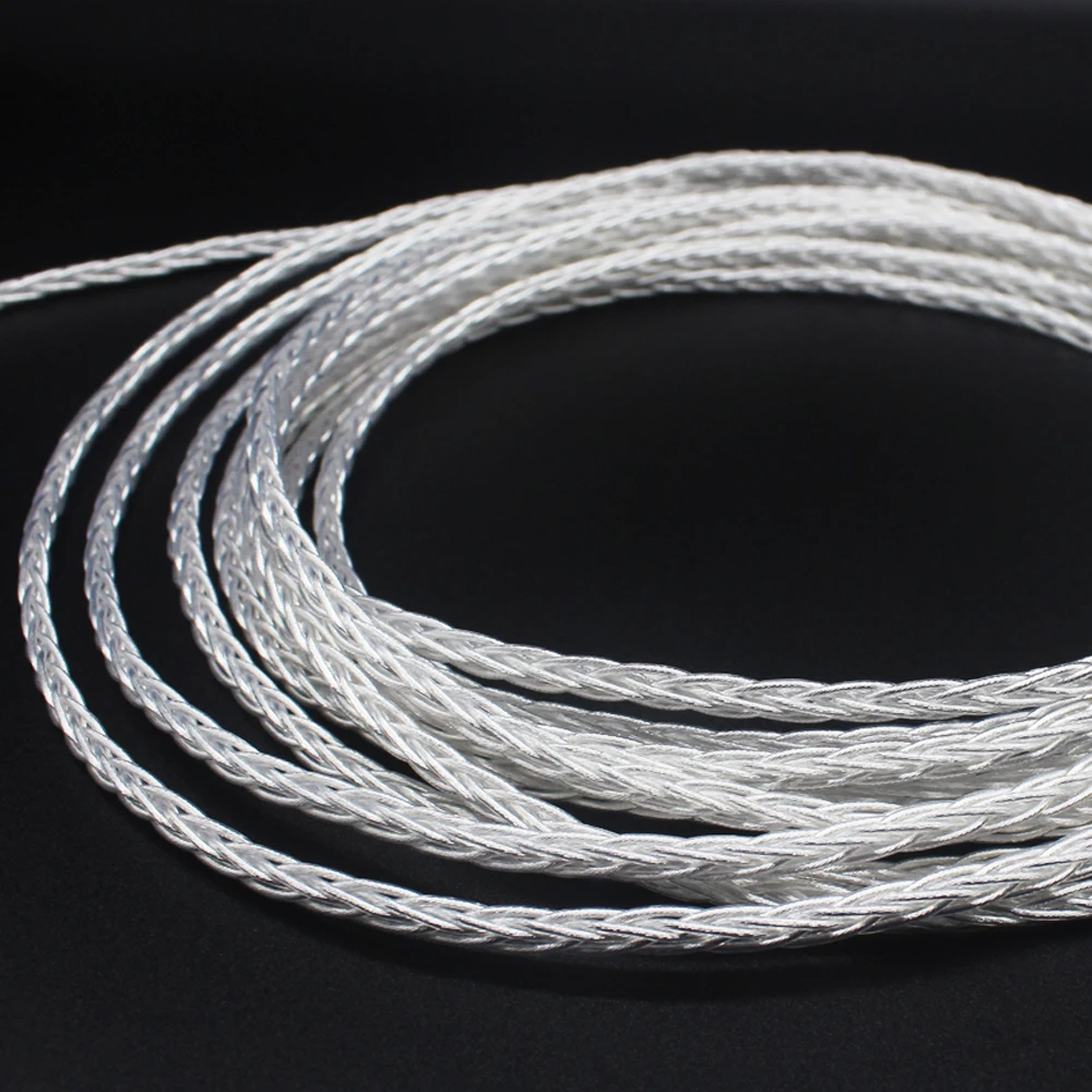 3 5mm Balanced to RCA Balanced Headphone Audio Headphone Adapter 8 Core Silver Plated Cable 3 5mm Balanced to 2 RCA 60cm