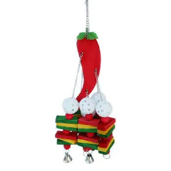 

Vegetables-shaped Bird Bird Toys for Small/Medium Size Birds Natural Materials Y5GB