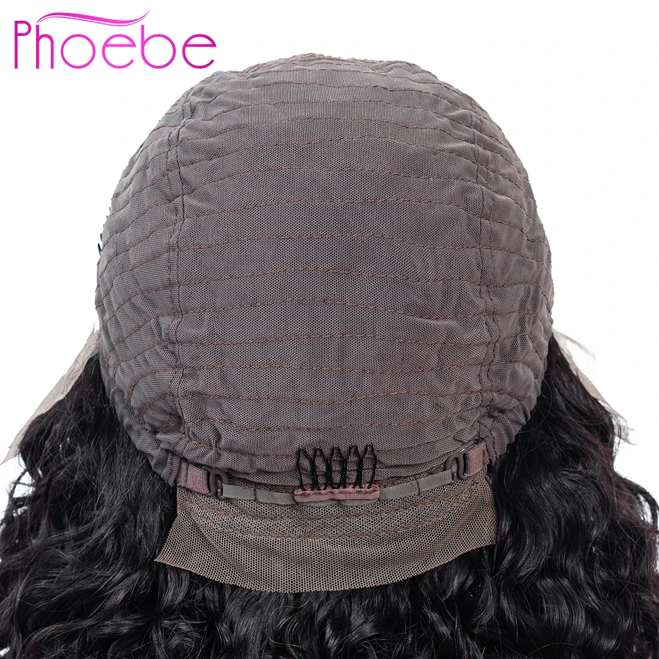 Phoebe 13x4 курчавый кудрявый боб парик фронтальный шнурка человеческих волос парики перуанский не-Реми короткий боб парики для черных женщин Быстрая