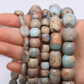 

Irregular ShouShan Stone Beads Snakeskin Spacer Loose Beads For Jewelry Making Bracelet DIY Necklace Accessories Gifts Women