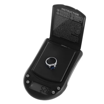 オンライン 100 グラムさ × 0.01 グラムミニデジタルジュエリースケール液晶電子ポケットバランス重量グラム # RW1209
