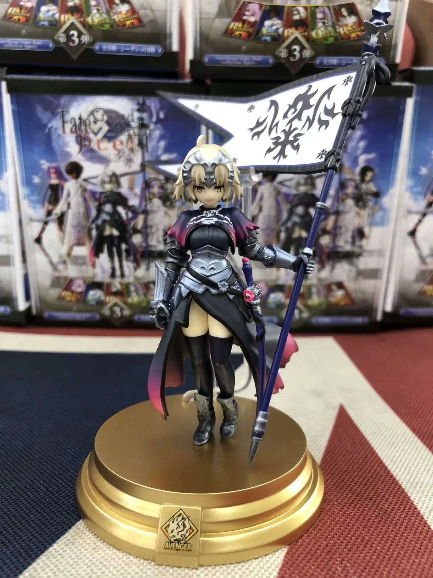 Аниме 5 шт./компл. третья бомба Fate Grand для Жанна д 'Арк сабля линейка ската пюре 10 см ПВХ фигурка vol.3 Коллекция Модель