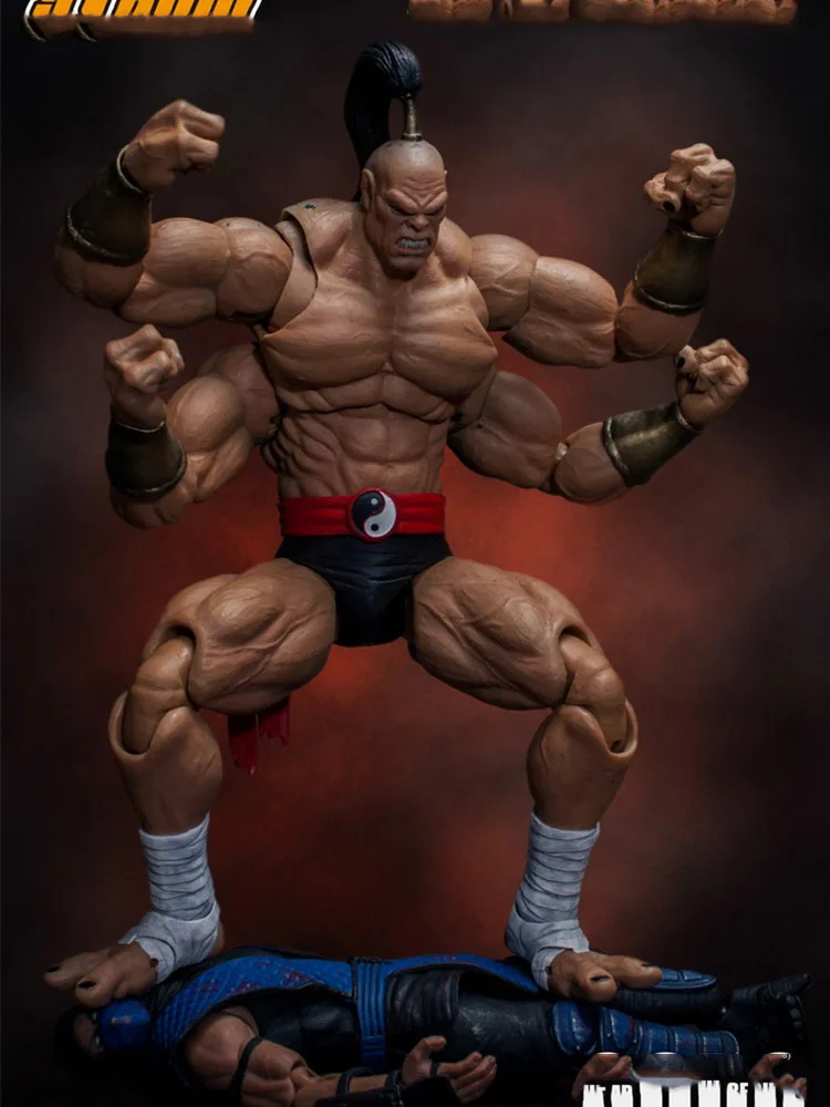 Brinquedo de Tempestade Goro com Quatro Escultura de Duas Novo Mortal Kombat Mr. Goro Monster Mãos Pontas 1 - 12 1 kombat, mr. goro, monster goro com quatro