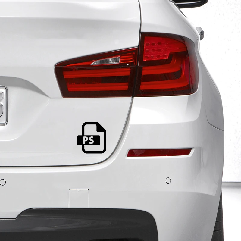 Наклейки PS виниловые автомобильные наклейки черные/белые для украшения