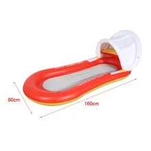 160*90 см надувной сарай Зонт плавающая кровать Floatable складной откидной гамак для воды коврик для бассейна для взрослых детей P