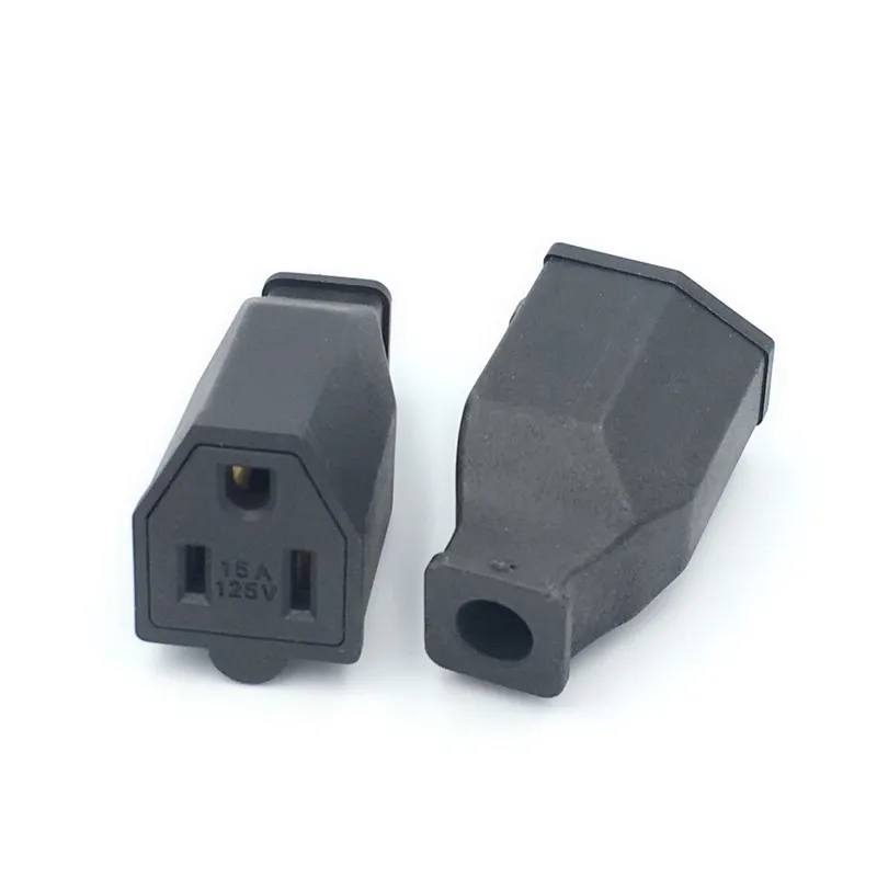 Power Plug Adapter US AC 15A 125V Male and Female Removable SS-159 SS-160