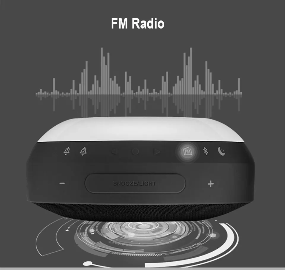 JBL Horizon беспроводной Bluetooth динамик часы fm-радио usb зарядка окружающий светодиодный светильник Настольный стерео звук громкий динамик