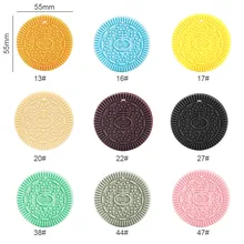 Anneau de dentition en Silicone pour bébé, 1 pièce, pendentif sensoriel à mâcher, DIY, Oreo Cookie, sucette factice, accessoires de jouets Montessori 