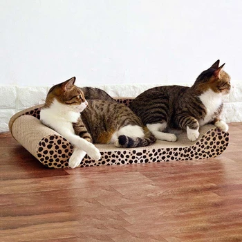 

IALJ Top Cat Toy Scratching Post Board with Catnip Toys for Cats Pet Corrugated Interactive Play Toy Cats Supplies