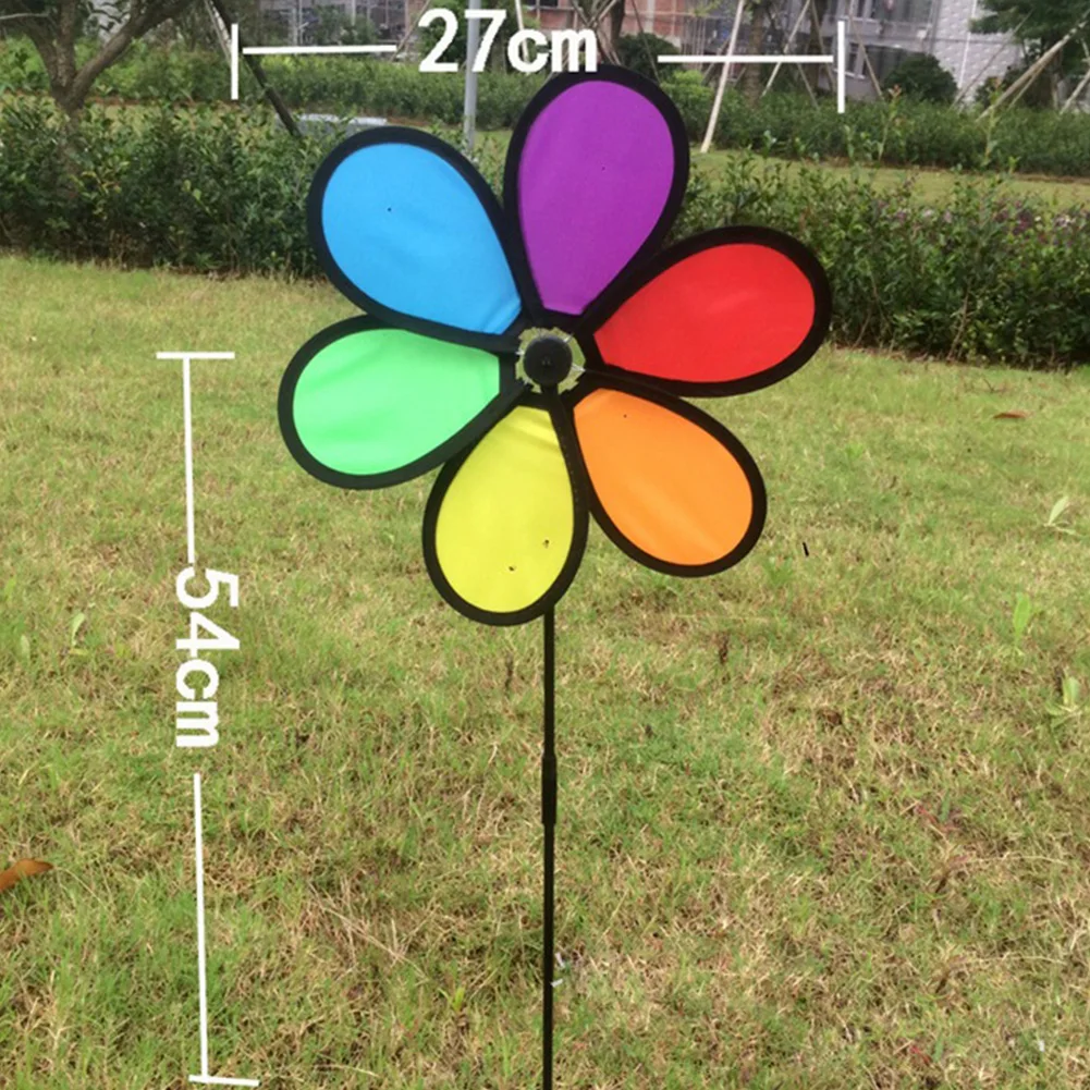 1 шт. Красочные колеса из полиэстера, ветряная мельница для детей, для активного отдыха и украшения сада, Детская ветряная мельница, игрушка#20