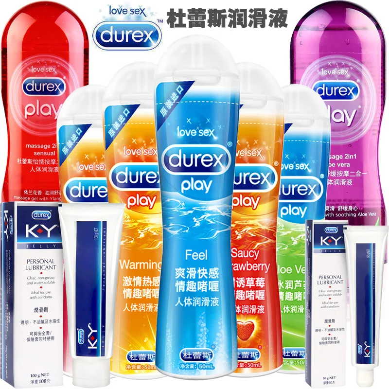 Аутентичная лубрикант Durex с приятным сенсором термочувствительностью для тела