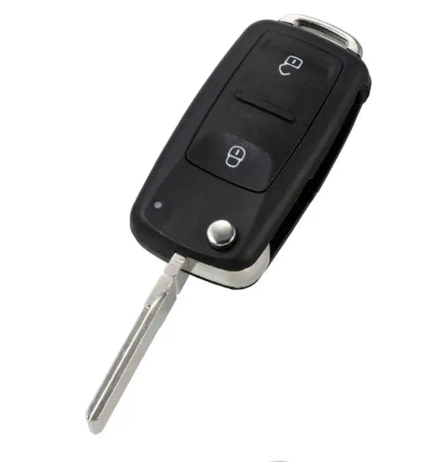 2 3 4 кнопки флип складной автомобиль дистанционного ключа оболочки для vw Volkswagen Golf Mk6 Tiguan Polo Passat CC SEAT Skoda Octavia пустой чехол - Количество кнопок: 2 Кнопки