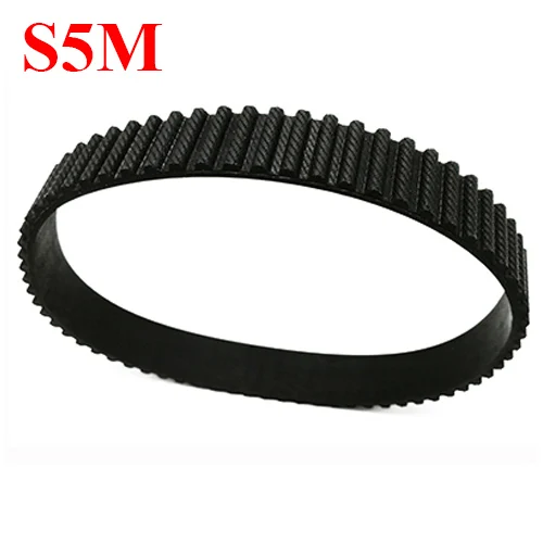 

S5M-1270 254 Trapezoid ARC Tooth 15mm 20mm 25mm 30mm 35mm 40mm Width 5mm Pitch Closed-Loop Transmission Timing Synchronous Belt