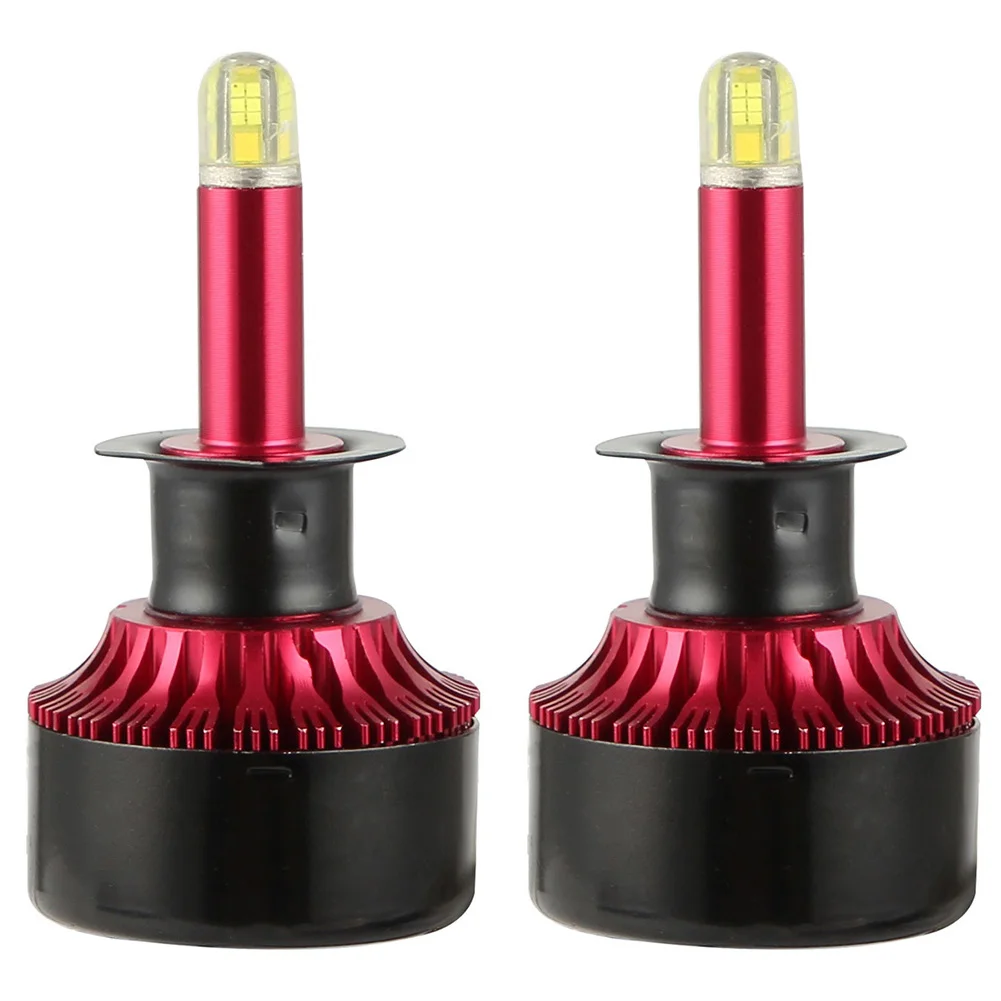 2 шт. DC 10 V-36 V авто светодиодный фары Противотуманные фары H1 H7 H8/9/11 лет 9005 9006 автомобильные лампы накаливания Универсальный 6500 к Автомобильные фары