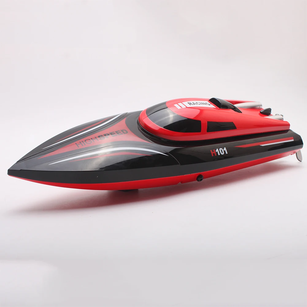Высокая Скорость RC лодка H102 2,4 ГГц 4 канала 28 км/ч гоночный пульт дистанционного управления RTR лодка с ЖК-экраном подарок для детей игрушки рождественские подарки