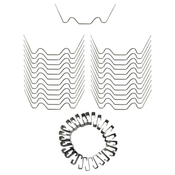 

50X Greenhouse Glazing Clips Stainless Steel W Z Type Spring Wire for Greenhouse