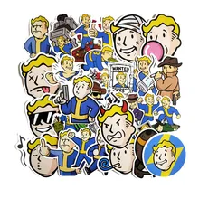 TD ZW 29 шт./лот Fallout наклейки из игры Наклейка для сноуборда багаж Автомобильный холодильник автомобиля-Стайлинг наклейки для ноутбука