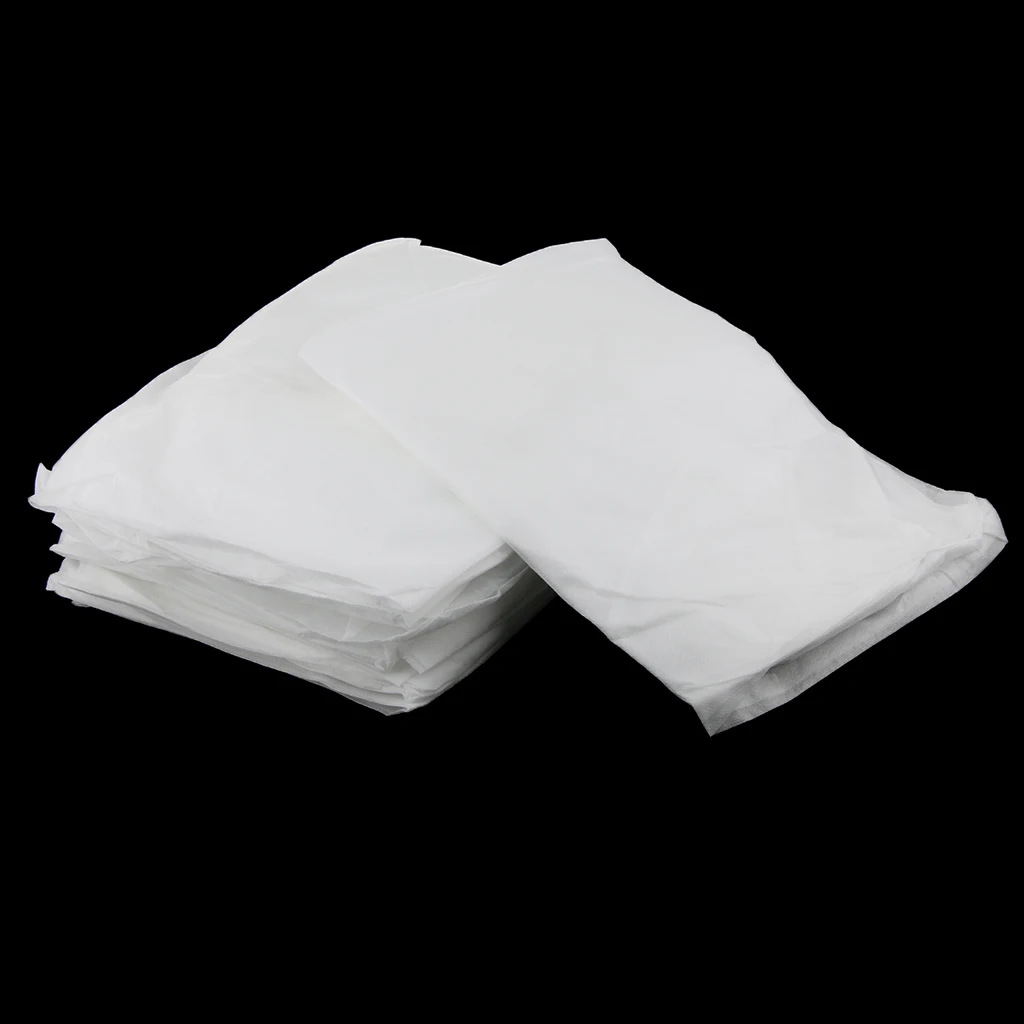 Perfk 10 Pack Non-woven Disposable Massage Table Bed Sheets Spa Bed Cover Beauty Salon Accessory Waterproof Bed Sheet - White 