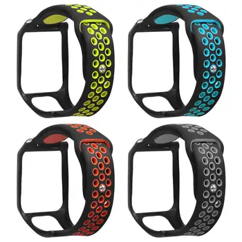 

Silicone Replacement Watchband Wrist Band Strap For TomTom Runner 2 3 Spark 3 GPS Sport Watch Tom 2 3 Series Smart Band