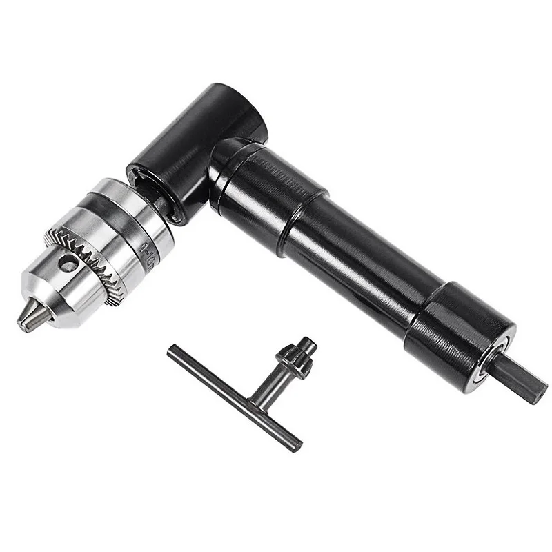 

Professional Right Angle Adaptor Bend Extension Drill 0.8-10mm Attachment 90 Degree Cordless 8mm Hex Shaft Drill Adapter