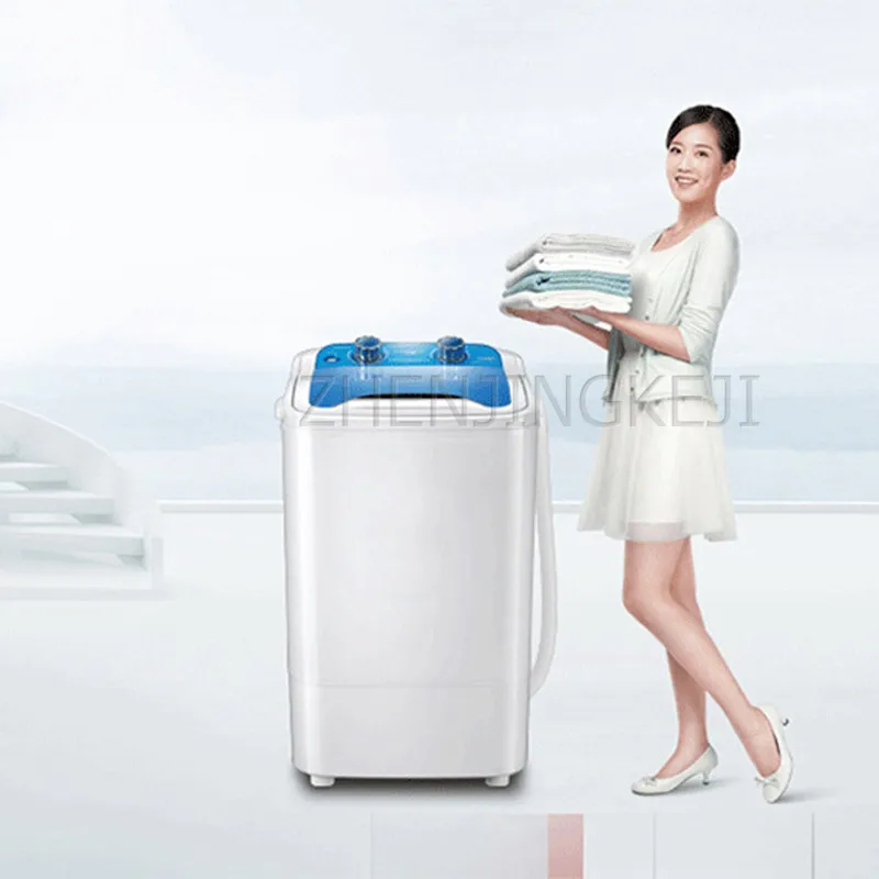 

7KG Small Mini Washing Machine220V Home Single Bucket Semi-automatic Portable Personal With Dehydration Business Travel Washer