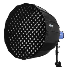 Boîte à lumière parapluie à pliage rapide, 16 tiges hexagadécagon profond parabolique avec monture Bowens Speedring pour photographie Flash de 90cm