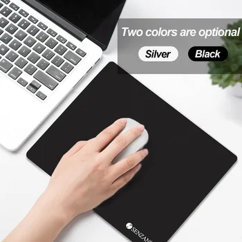 

Vococal Mini Non-Slip Aluminum Surface Gaming Mousepad Rubber Base Mouse Pad for Fast and Accurate Control 30x24x0.2cm