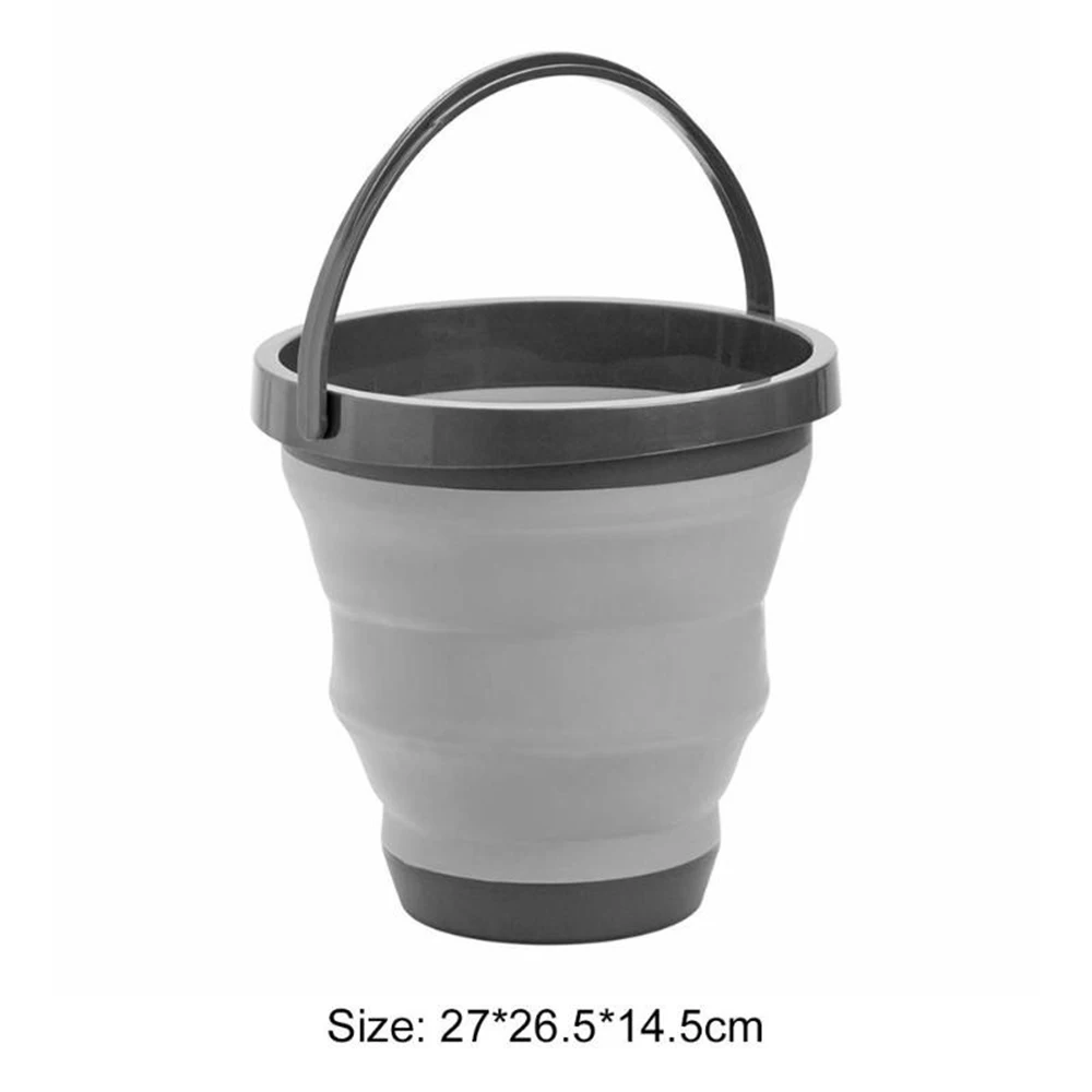 Foldable Bucket Car Wash Outdoor Fishing Round Bathroom Kitchen Bucket Collapsible Bucket Kitchen Camp Garden Water Carrier hot