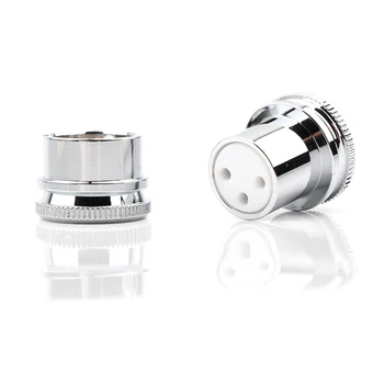 

One Pcs XLR Female Noise Reducing Caps - PTFE (Teflon) Insulation - Chrome Plated XLR Cap RCA cap XLR socket Noise