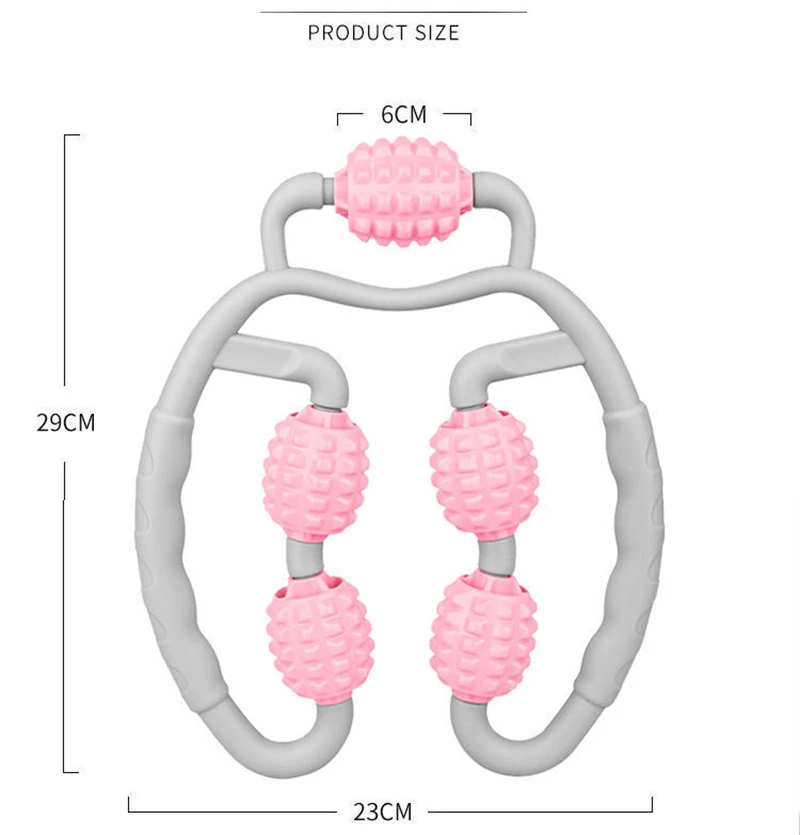 Ring Clip Leg Muscle Massager Foam Roller Muscle For Fitness Gym Yoga Pilates Sports Relaxation Calf Body Shaping Equipment (26)