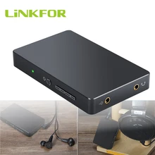 LiNKFOR HiFi усилитель сигнала наушников Высокое Сопротивление 16-500 Ом портативный усилитель 3,5 мм аудио Rechargeble HiFi усилитель для наушников