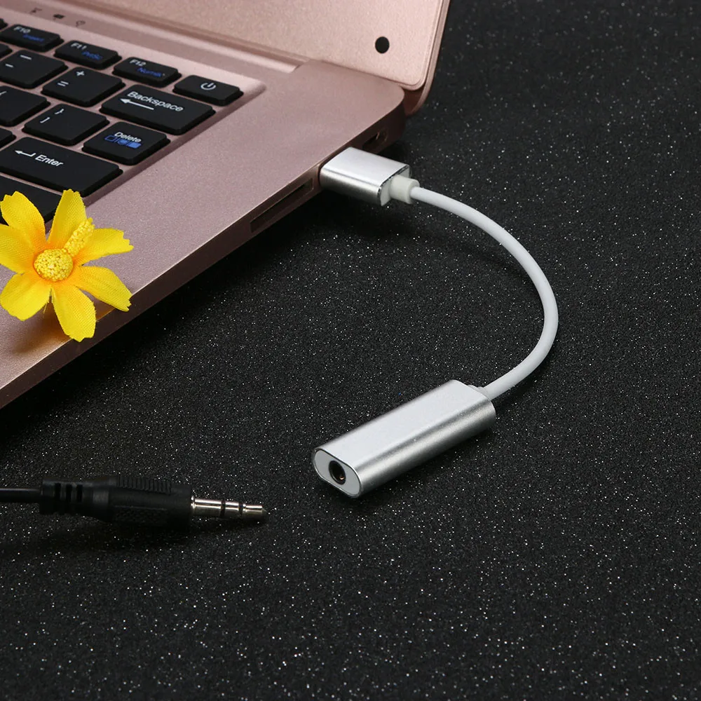 Ouhaobin Usb внешняя звуковая карта на 3,5 мм разъем адаптер стерео динамик для PS3 PC USB звуковая карта и гарнитура комбо