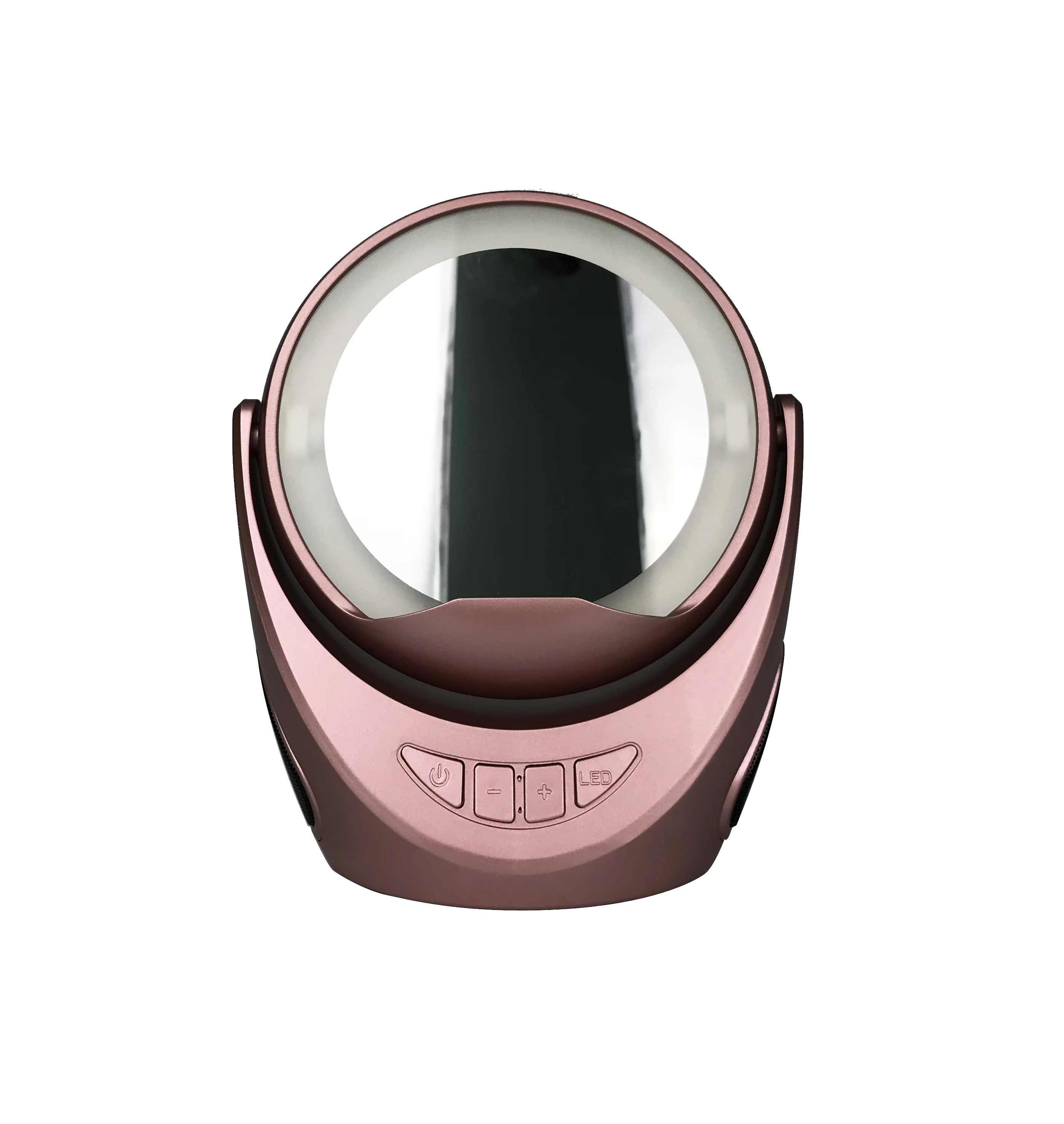

Multi function Mirror LED wireless charger speaker