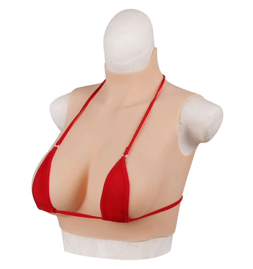 D cup Food grade silicone lifelike breast forms crossdresser cosplay fake boobs Artificial realistic breast for woman mastectomy (9)