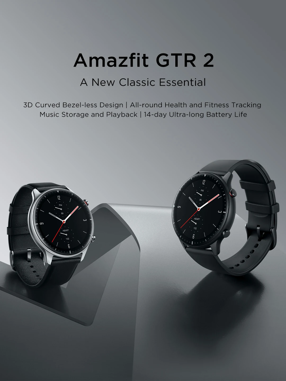 Xiaomi Amazfit A1952 GTR 2 Classic Edition AMOLED Curved Display Smart  Watch