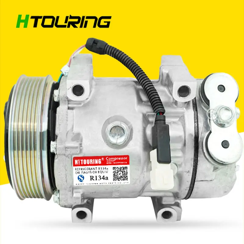 Компрессор SD7V16 A/C для Peugeot 206 306 406 806 607 807 Citroen C5 C8 9645306580 6453CL 9626902180 6453JF 1237 1211F 6PK |