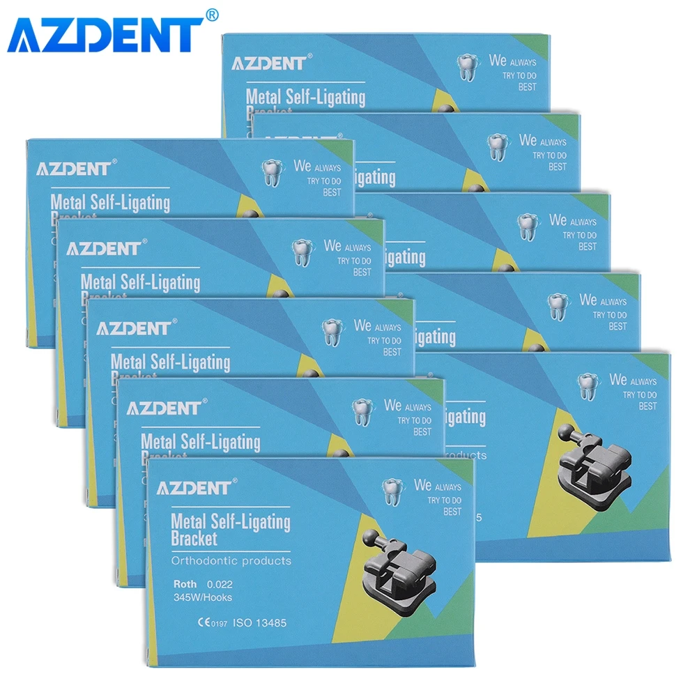 10 упаковок Ортодонтические крепления для грызунов с букальными трубками |