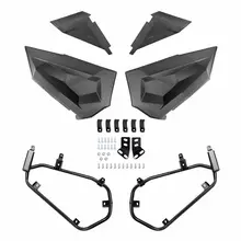 La mitad inferior de la puerta de paneles con estilo OEM Marco trabaja para 2015-2019 Polaris RZR XP 1000 / Turbo/S
