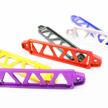 

Black, blue,red, silver, purple 220mm/190mm Car Battery Tie Down Billet Aluminum Brace Bar Car Mount Battery Bracket Holder