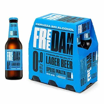 

Cerveza Sin Alcohol Free Damm Pack de 6 Botellas 25cl